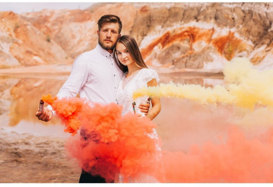 Цветной дым