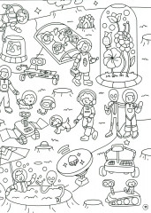 Раскраска-виммельбух. Для мальчиков - Фото 2