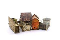 Сборная модель из картона «Городская площадь. Рынок» - Фото 2