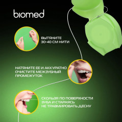 Нить зубная c ароматом мяты и юдзу «Dental Floss» - Фото 7