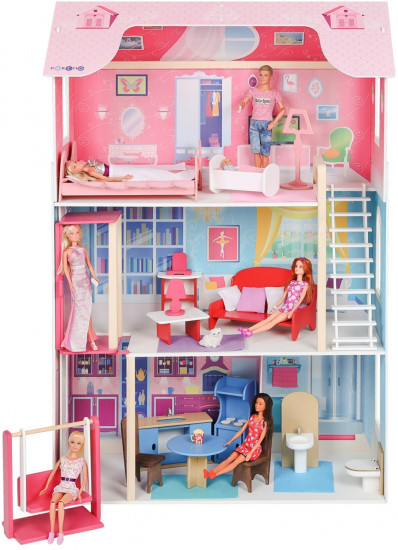 Дом кукольный с мебелью «Муза»