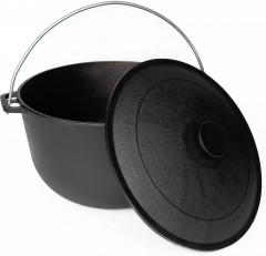 Казан походный с крышкой - Фото 1