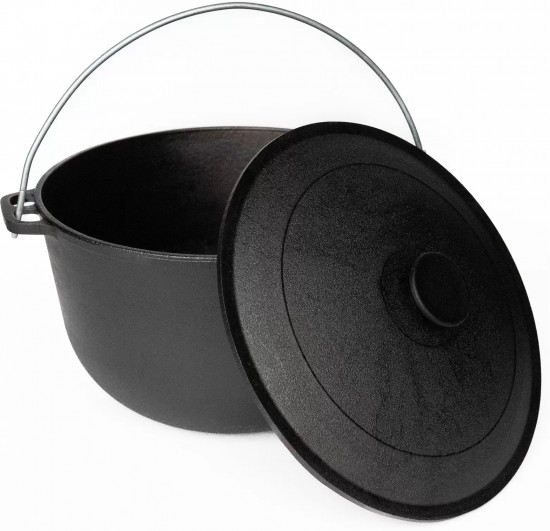 Казан походный с крышкой