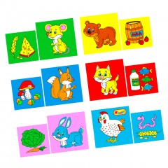 Мягкие кубики «Чье лакомство?» - Фото 1