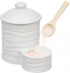 Банка для сыпучих продуктов с ложкой «Айсберг волны» - Фото 3