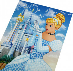 Мозаика кристальная «Принцесса в голубом» - Фото 2