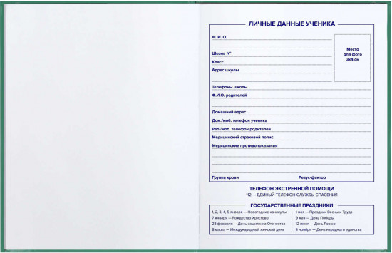 Дневник школьный «Жизнь в ритме»