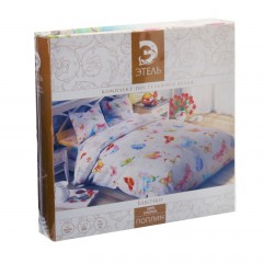 Комплект постельного белья «Бабочки» (семейный, поплин, 2 наволочки 70х70) - Фото 1