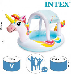 Бассейн надувной «Единорожка» - Фото 2