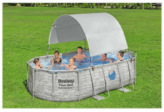 Навес для каркасного бассейна - Фото 1