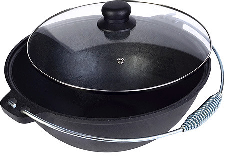 Казан с крышкой