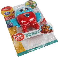 Игрушка развивающая озвученная «Музыкальная совушка» - Фото 3