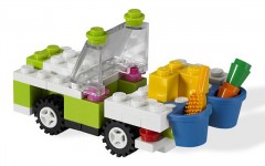 Большое розовое ведерко с кубиками - Фото 4