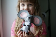 Kumon. 3D поделки из бумаги. Лев и мышь - Фото 2