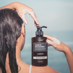 Шампунь для волос бессульфатный «Honey & Macadamia. White Musk» - Фото 1