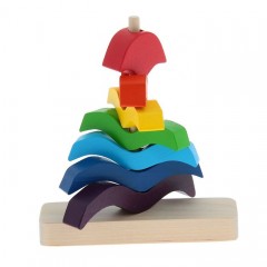 Пирамидка «Елка», 8 деталей - Фото 2