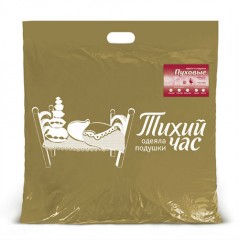 Подушка пуховая «Belashoff» (70х70 см, серый гусиный пух, чехол: жаккардный тик) - Фото 1