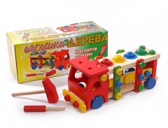 Деревянный конструктор «Машина» - Фото 1