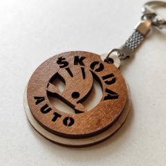 Брелок автомобильный «Skoda» - Фото 2