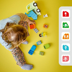 Конструктор Duplo 10987 Мусоровоз. Recycling Truck - Фото 5