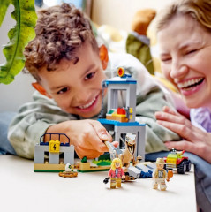 Конструктор Jurassic World 76957 Побег велоцираптора. Velociraptor Escape - Фото 4