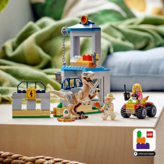 Конструктор Jurassic World 76957 Побег велоцираптора. Velociraptor Escape - Фото 6