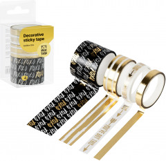 Набор клейких декоративных лент «Golden line» - Фото 1