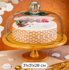 Блюдо сервировочное с крышкой - Фото 3