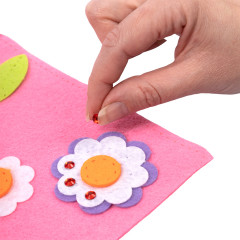 Набор для шитья сумочки из фетра «Цветы» - Фото 3