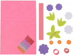 Набор для шитья сумочки из фетра «Цветы» - Фото 4