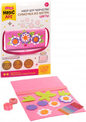 Набор для шитья сумочки из фетра «Цветы» - Фото 6