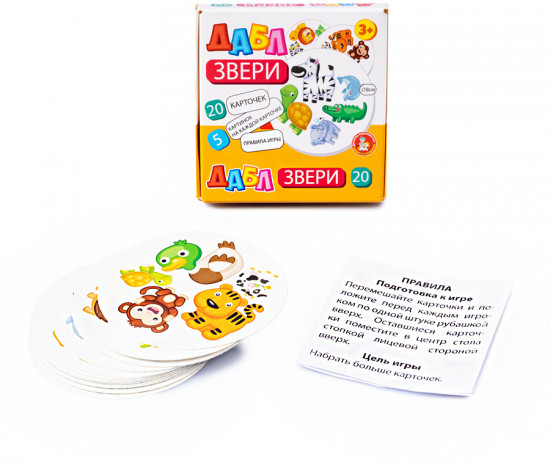Игра настольная «Звери»
