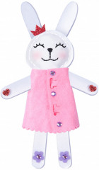 Набор для изготовления игрушки из фетра «Заинька-стиляга» - Фото 2