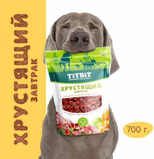 Лакомство для собак «Хрустящий завтрак с бараниной»