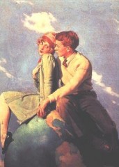 Norman Rockwell postcards 30 - Фото 3