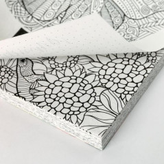 Ежедневник-смешбук с раскраской «Рисуй, танцуй, мечтай» - Фото 5