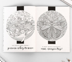 Ежедневник-смешбук с раскраской «Рисуй, танцуй, мечтай» - Фото 6