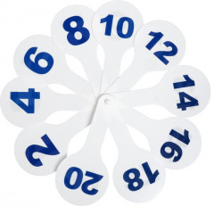 Набор веер-касс «Гласные, согласные, цифры» - Фото 5