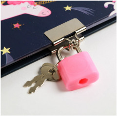 Книжка записная на замочке «Единорожьи секреты» - Фото 3