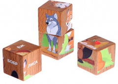 Набор кубиков «Лесные жители» - Фото 2