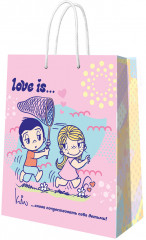 Пакет подарочный «Love is...» - Фото 1