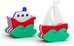 Конструктор для купания «Кораблик и Парусник» - Фото 2