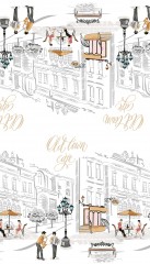 Набор полотенец вафельных «Город» - Фото 2