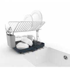 Сушилка для посуды и столовых приборов 2-уровневая со сливом «Y-rack» - Фото 1