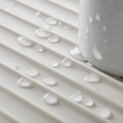 Сушилка для посуды и столовых приборов 2-уровневая со сливом Y-rack, белый - Фото 4