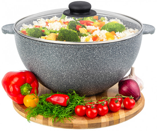 Казан с крышкой