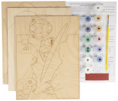 Набор для росписи по дереву «Воздушные шары» - Фото 1