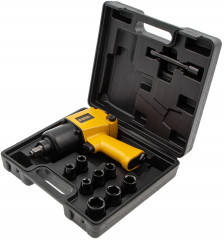 Комплект пневмогайковерт ударный IW860 и набор головок - Фото 6