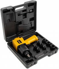 Комплект пневмогайковерт ударный IW860 и набор головок - Фото 7