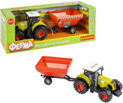 Машина инерционная «Трактор с прицепом» - Фото 1
